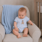 Puppy Playtime Applique Bubble - Light Blue - Magnolia BabyBubble