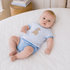 Puppy Playtime Applique Diaper Cover Set - Light Blue - Magnolia BabyDiaper Cover