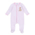 Puppy Playtime Applique Footie - Pink - Magnolia BabyFootie