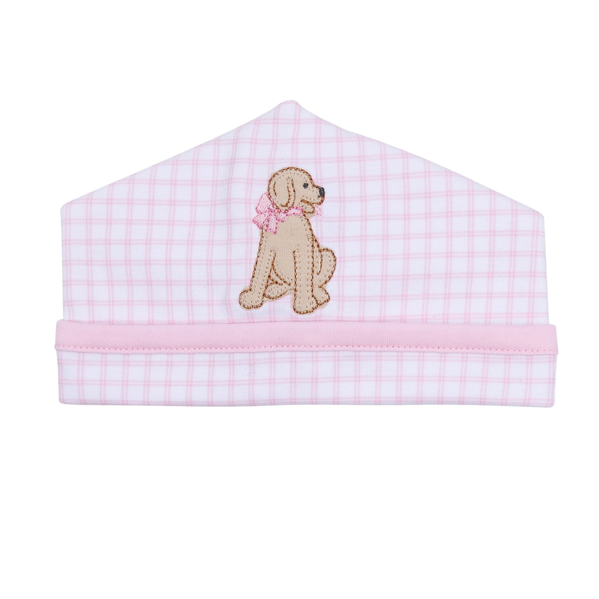 Puppy Playtime Applique Hat - Pink - Magnolia BabyHat
