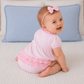 Puppy Playtime Applique Ruffle Bubble - Pink - Magnolia BabyBubble