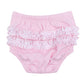 Puppy Playtime Applique Ruffle Diaper Cover Set - Pink - Magnolia BabyDiaper Cover