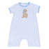 Puppy Playtime Applique Short Playsuit - Light Blue - Magnolia BabyShort Playsuit