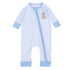 Puppy Playtime Applique Zip Playsuit - Light Blue - Magnolia BabyPlaysuit