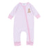 Puppy Playtime Applique Zip Playsuit - Pink - Magnolia BabyPlaysuit
