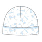 Putting Around Blue Print Hat - Magnolia BabyHat