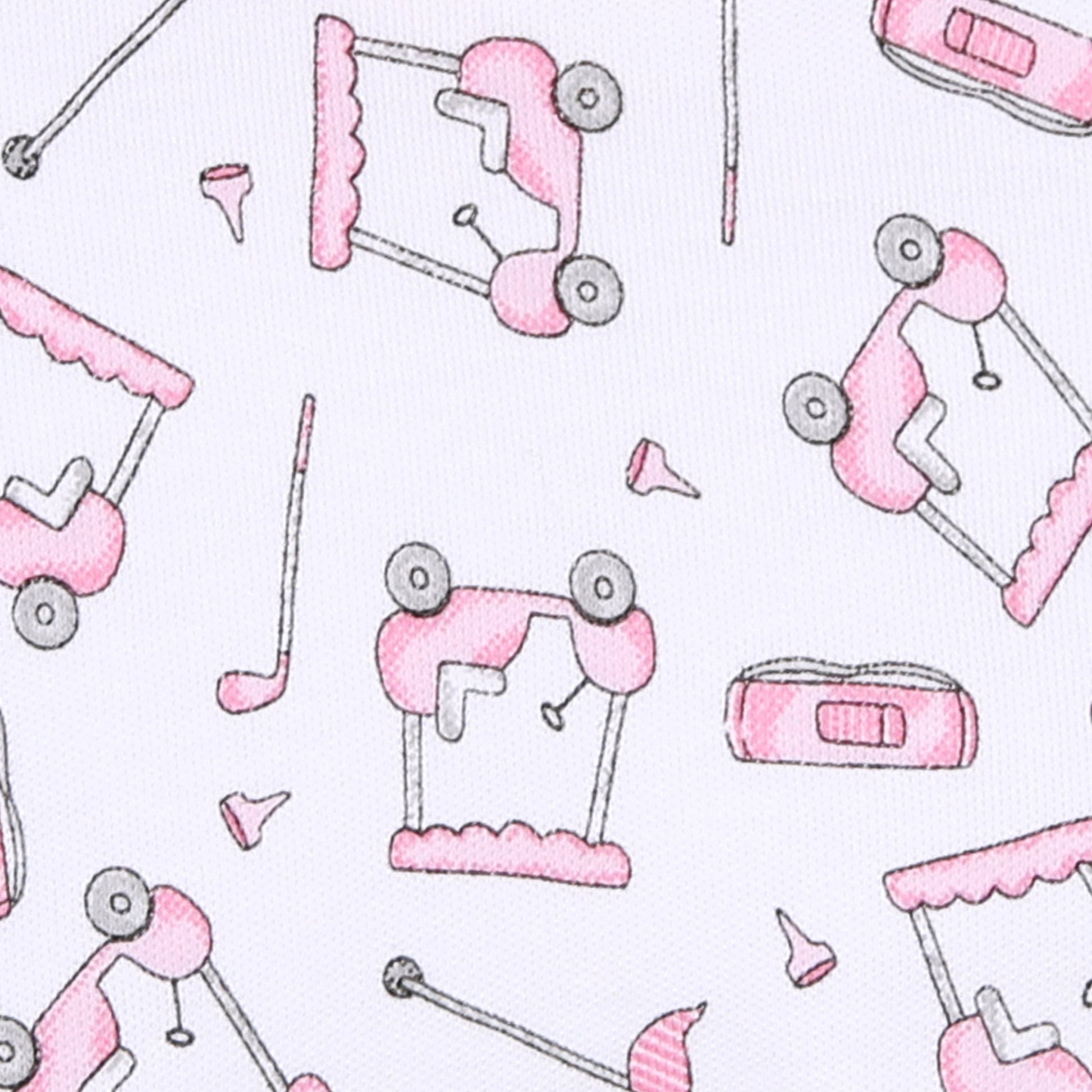 Putting Around Long Pajamas - Pink - Magnolia BabyLong Pajamas