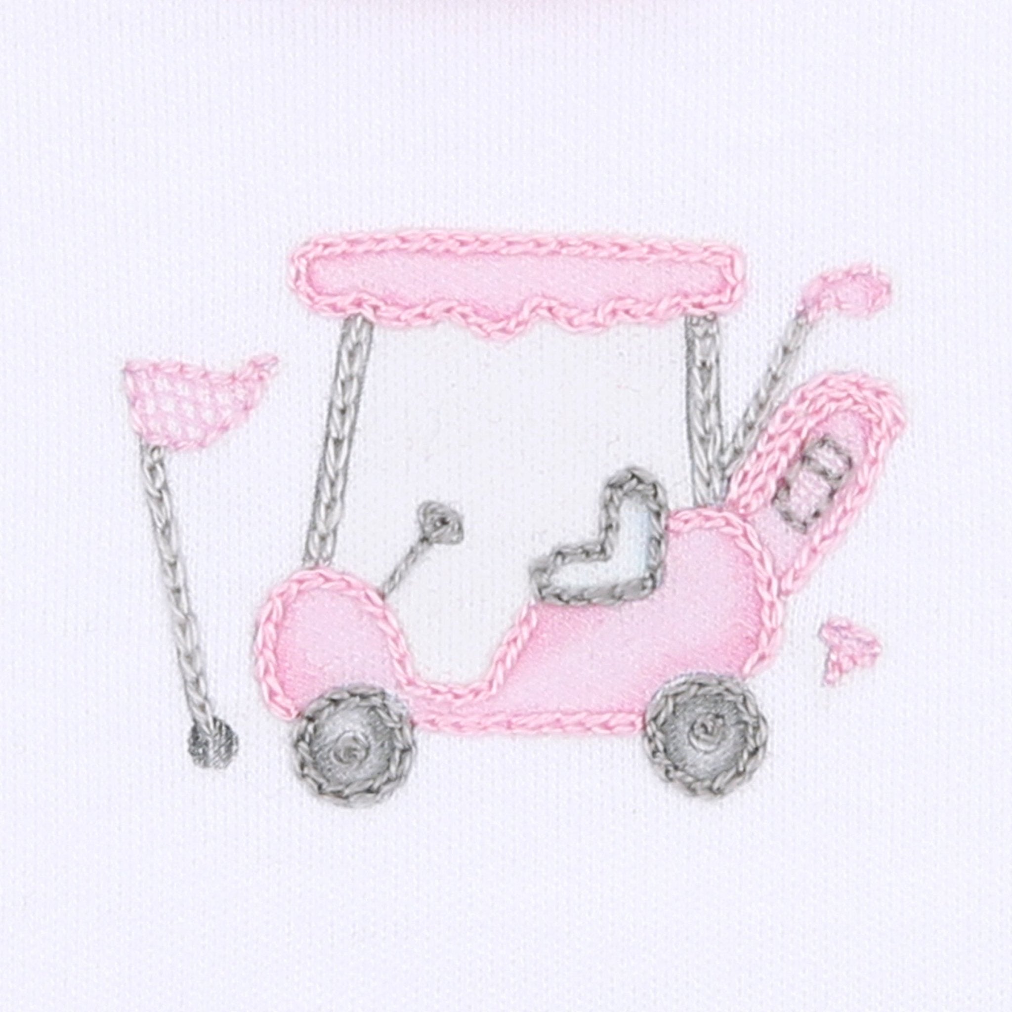 Putting Around Pink Embroidered Converter - Magnolia BabyConverter Gown