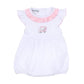 Putting Around Pink Embroidered Flutters Toddler Bubble - Magnolia BabyBubble