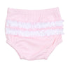 Putting Around Pink Embroidered Ruffle Diaper Cover Set - Magnolia BabyDiaper Cover