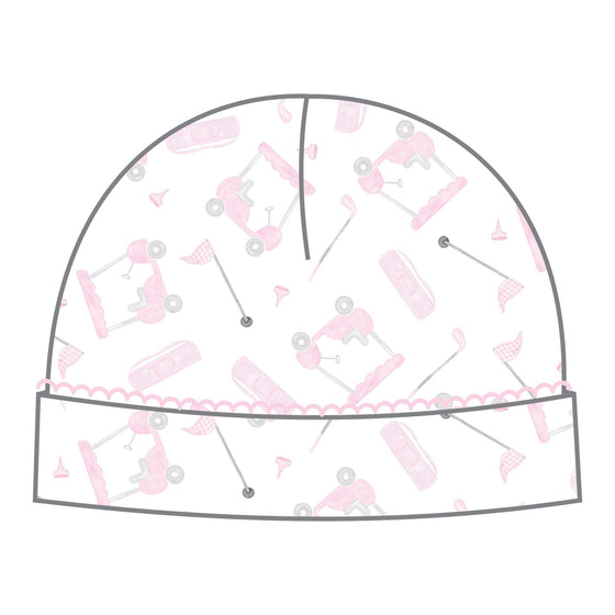 Putting Around Pink Print Hat - Magnolia BabyHat