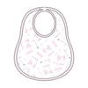 Putting Around Print Bib - Pink - Magnolia BabyBib