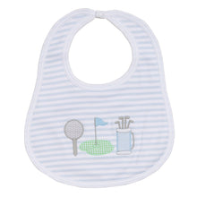  Putting Green Applique Bib - Light Blue - Magnolia BabyBib