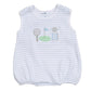 Putting Green Applique Bubble - Light Blue - Magnolia BabyBubble