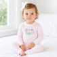 Putting Green Applique Long Pajamas - Pink - Magnolia BabyLong Pajamas