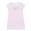 Putting Green Applique Nightdress - Pink - Magnolia BabyNightdress