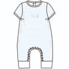 Putting Green Applique Playsuit - Light Blue - Magnolia BabyPlaysuit