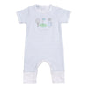 Putting Green Applique Playsuit - Light Blue - Magnolia BabyPlaysuit