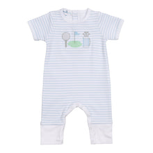  Putting Green Applique Playsuit - Light Blue - Magnolia BabyPlaysuit