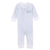 Putting Green Applique Zip Pajamas - Light Blue - Magnolia BabyZipper Pajamas