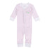 Putting Green Applique Zip Pajamas - Pink - Magnolia BabyZipper Pajamas