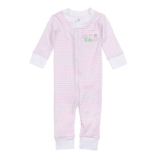  Putting Green Applique Zip Pajamas - Pink - Magnolia BabyZipper Pajamas