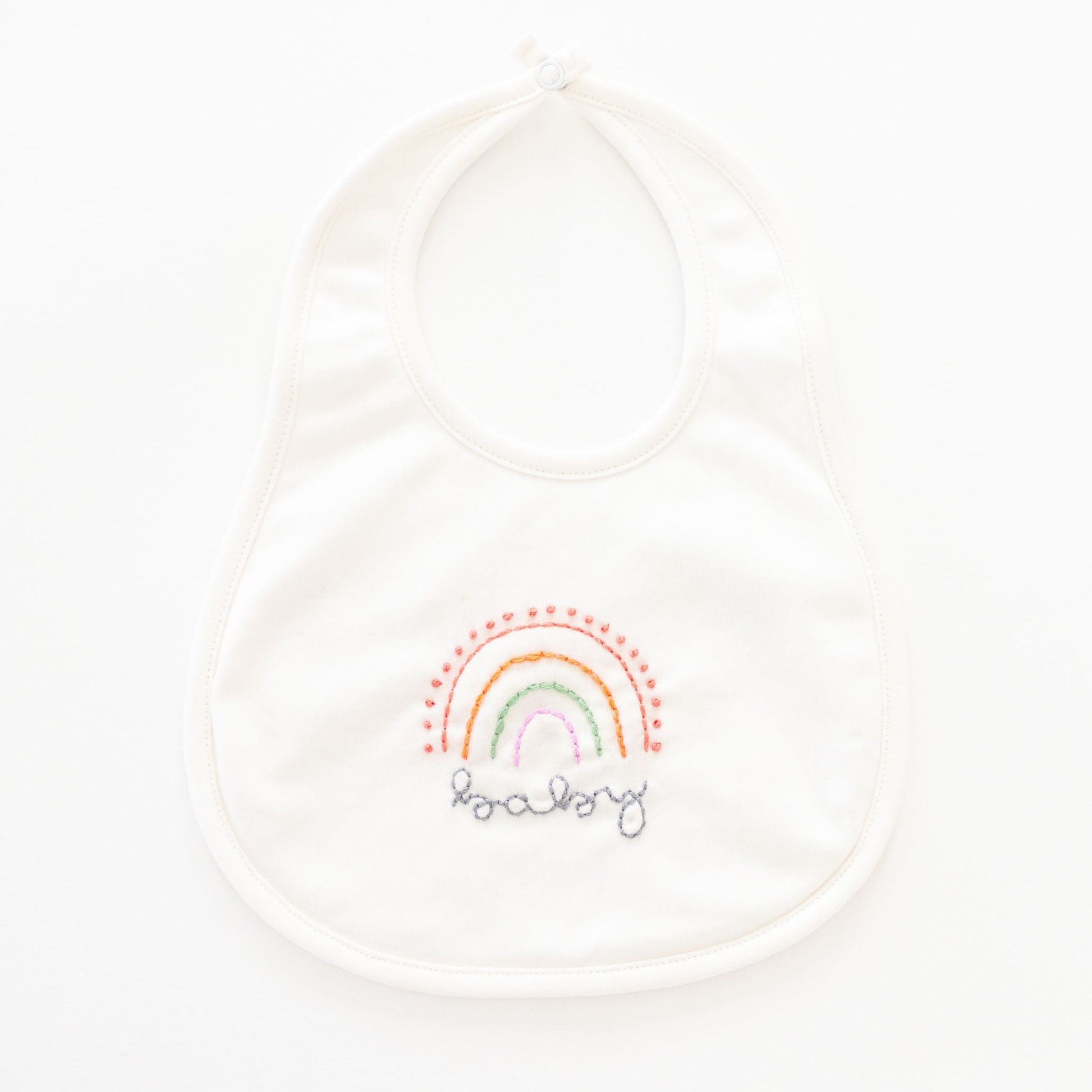 Rainbow Baby Bib - Luna and ArloBib