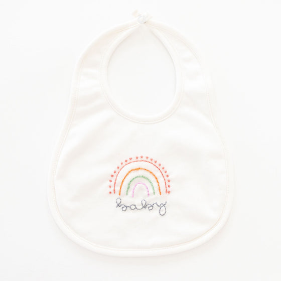 Rainbow Baby Bib - Magnolia BabyBib