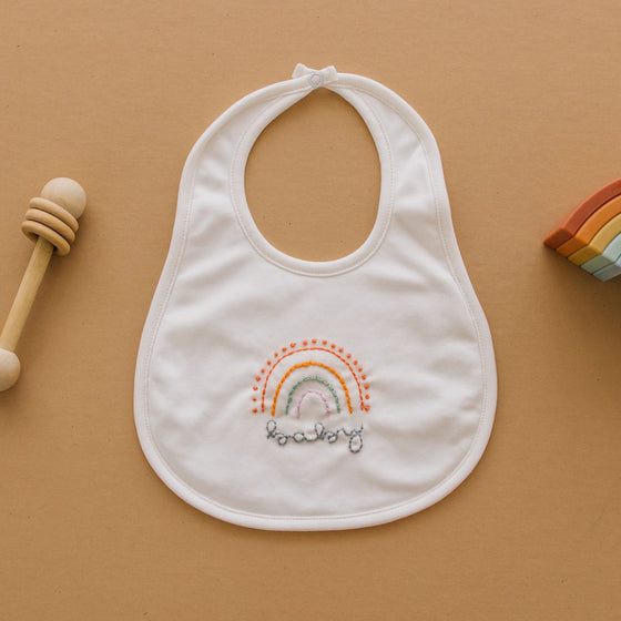 Rainbow Baby Bib - Magnolia BabyBib