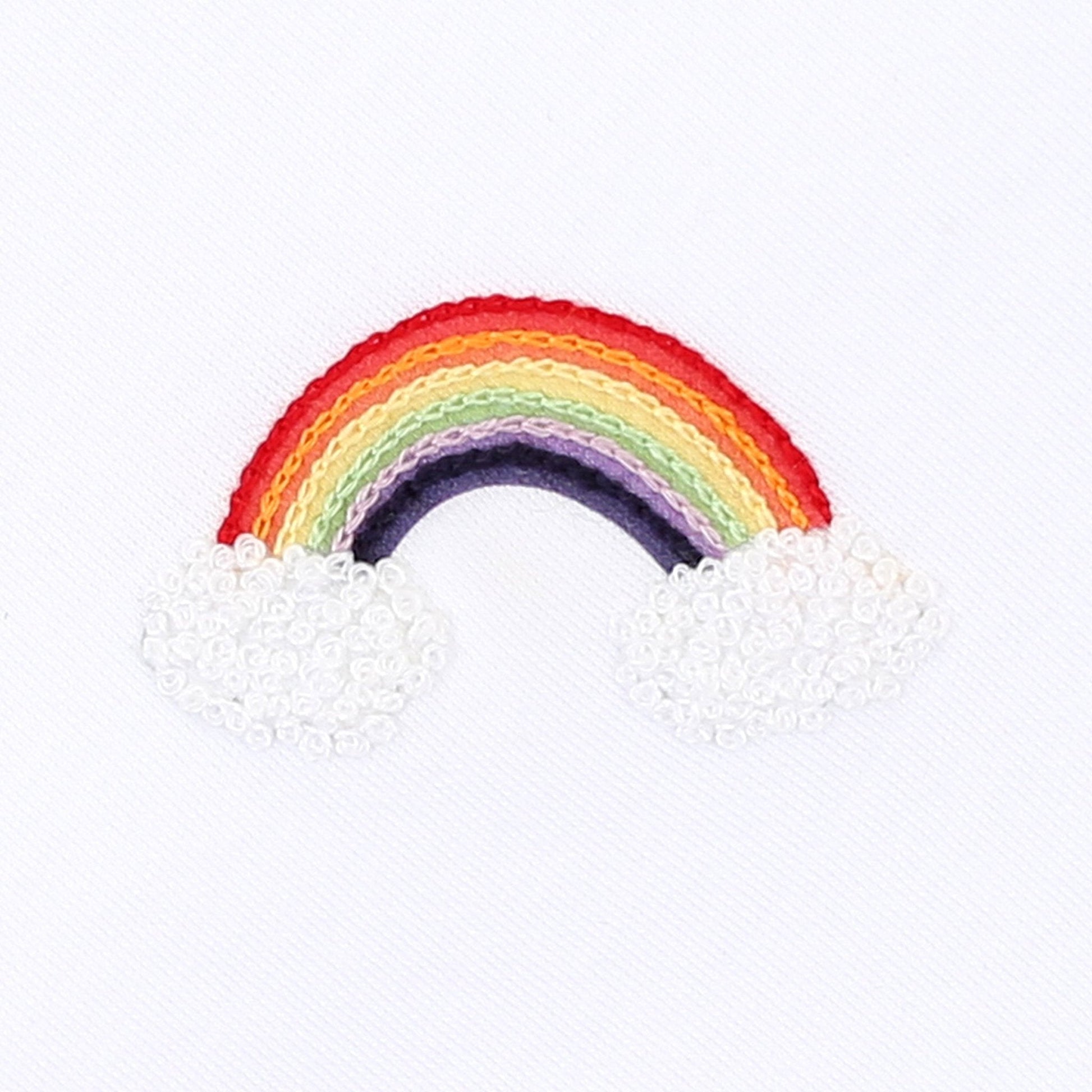Rainbow Baby Hand - Embroidered Footie Take Me Home Set - Magnolia BabyFootie Gift Set