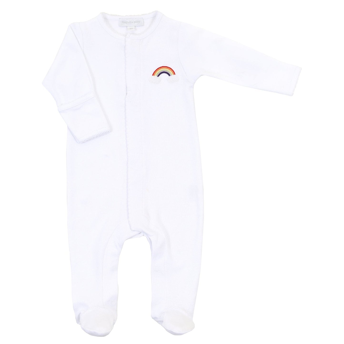 Rainbow Baby Hand - Embroidered Footie Take Me Home Set - Magnolia BabyFootie Gift Set
