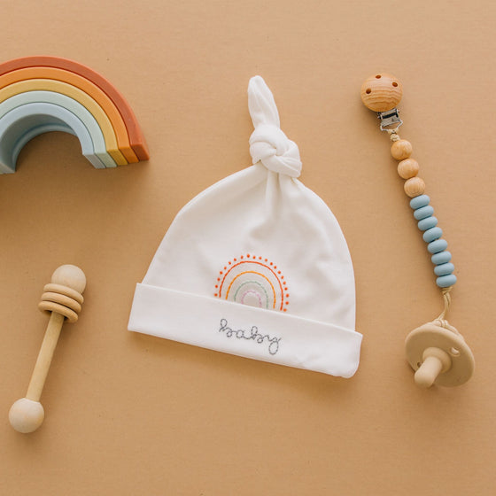 Rainbow Baby Knot Hat - Magnolia BabyHat