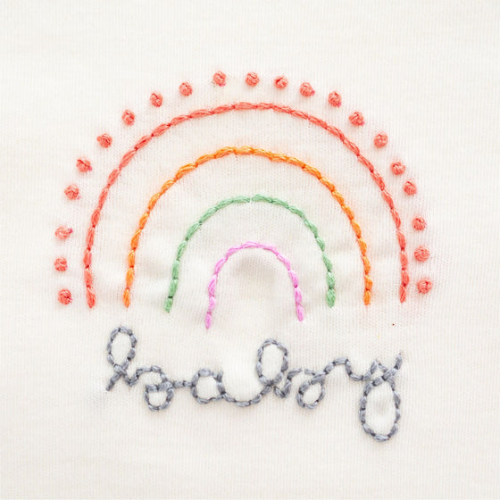 Rainbow Baby Zip Footie by Luna and Arlo - Magnolia BabyFootie