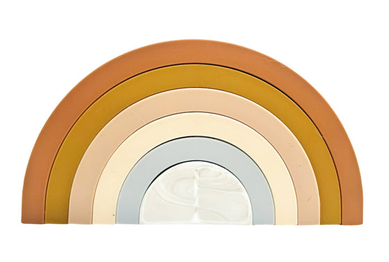 Rainbow Nesting Toy: Nude - Magnolia Baby