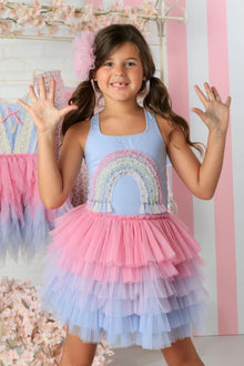  Rainbow Tutu Dress - Magnolia BabyDress