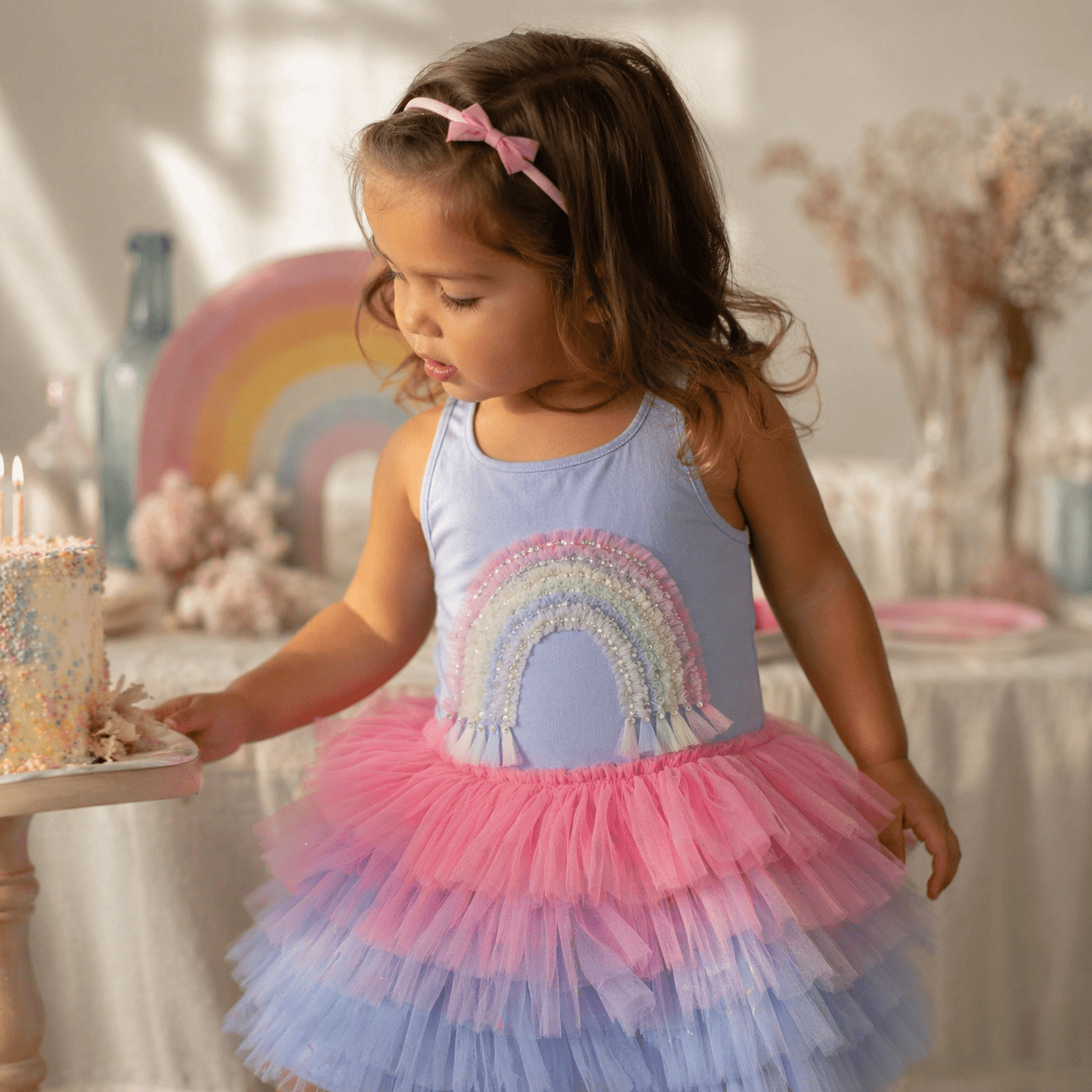 Rainbow Tutu Dress - Magnolia BabyDress