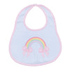 Rainbow Wishes Applique Bib - Magnolia BabyBib