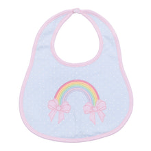  Rainbow Wishes Applique Bib - Magnolia BabyBib