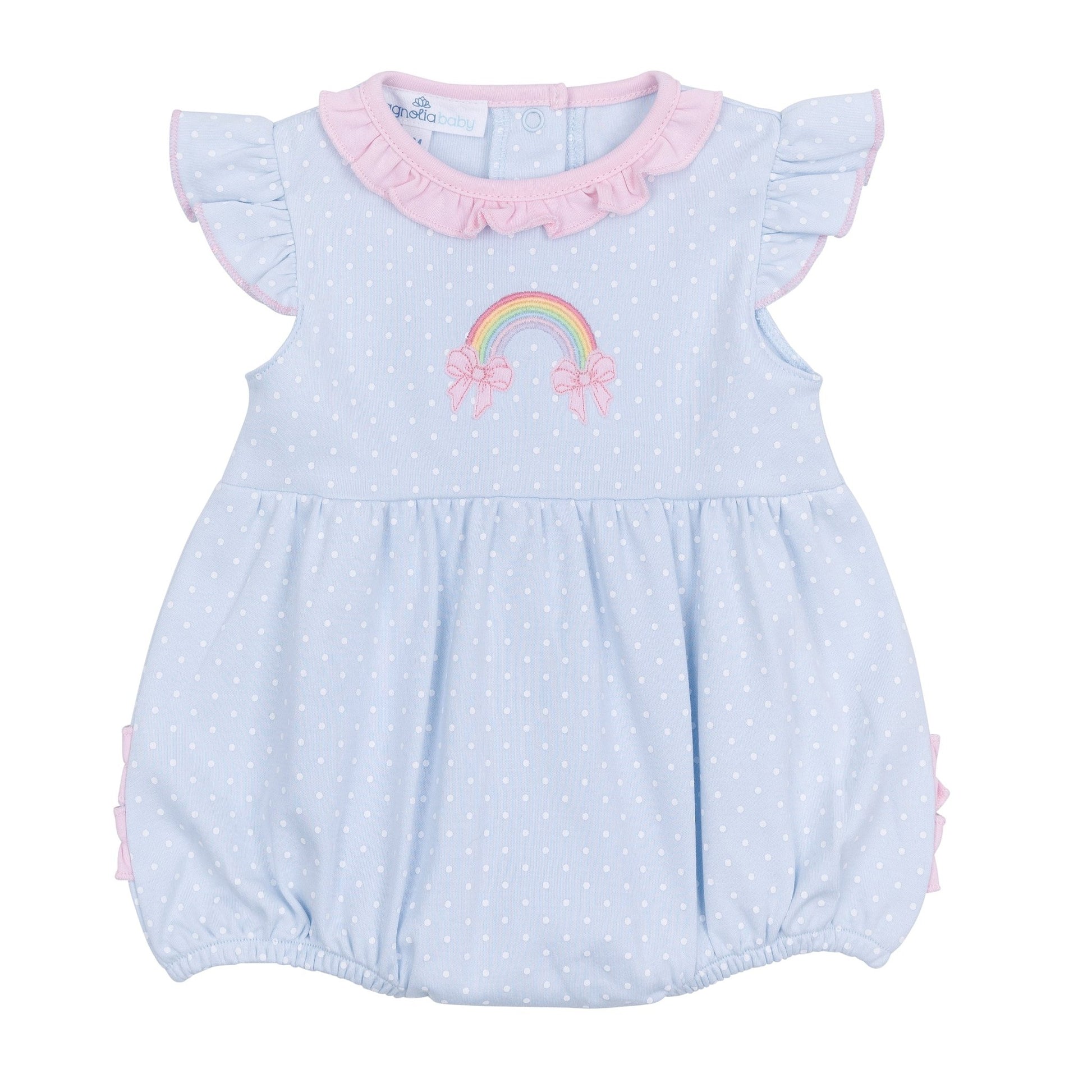 Rainbow Wishes Applique Bubble - Magnolia BabyBubble