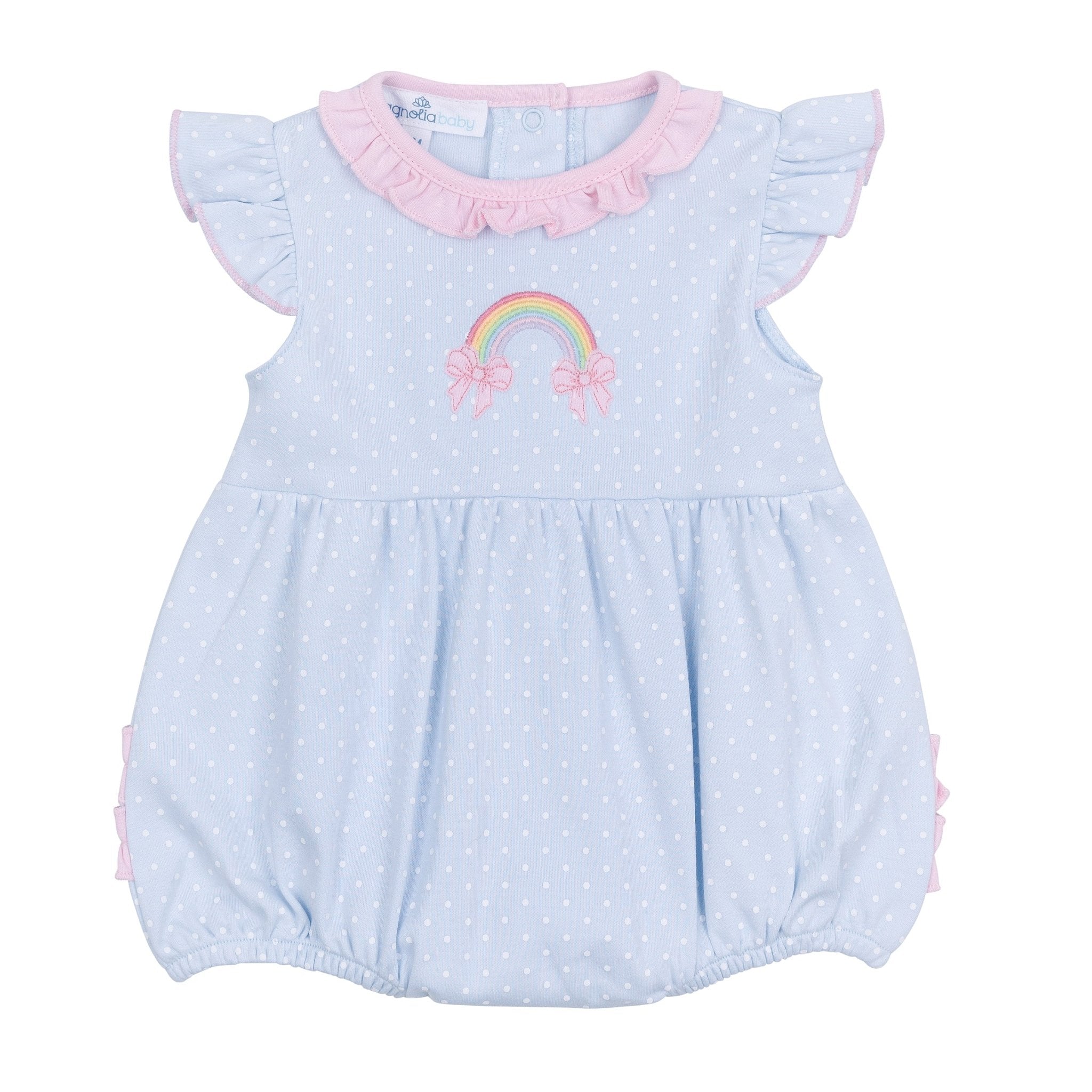 Rainbow Wishes Applique Bubble - Magnolia BabyBubble