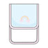 Rainbow Wishes Applique Burp Cloth - Magnolia BabyBurp Cloth