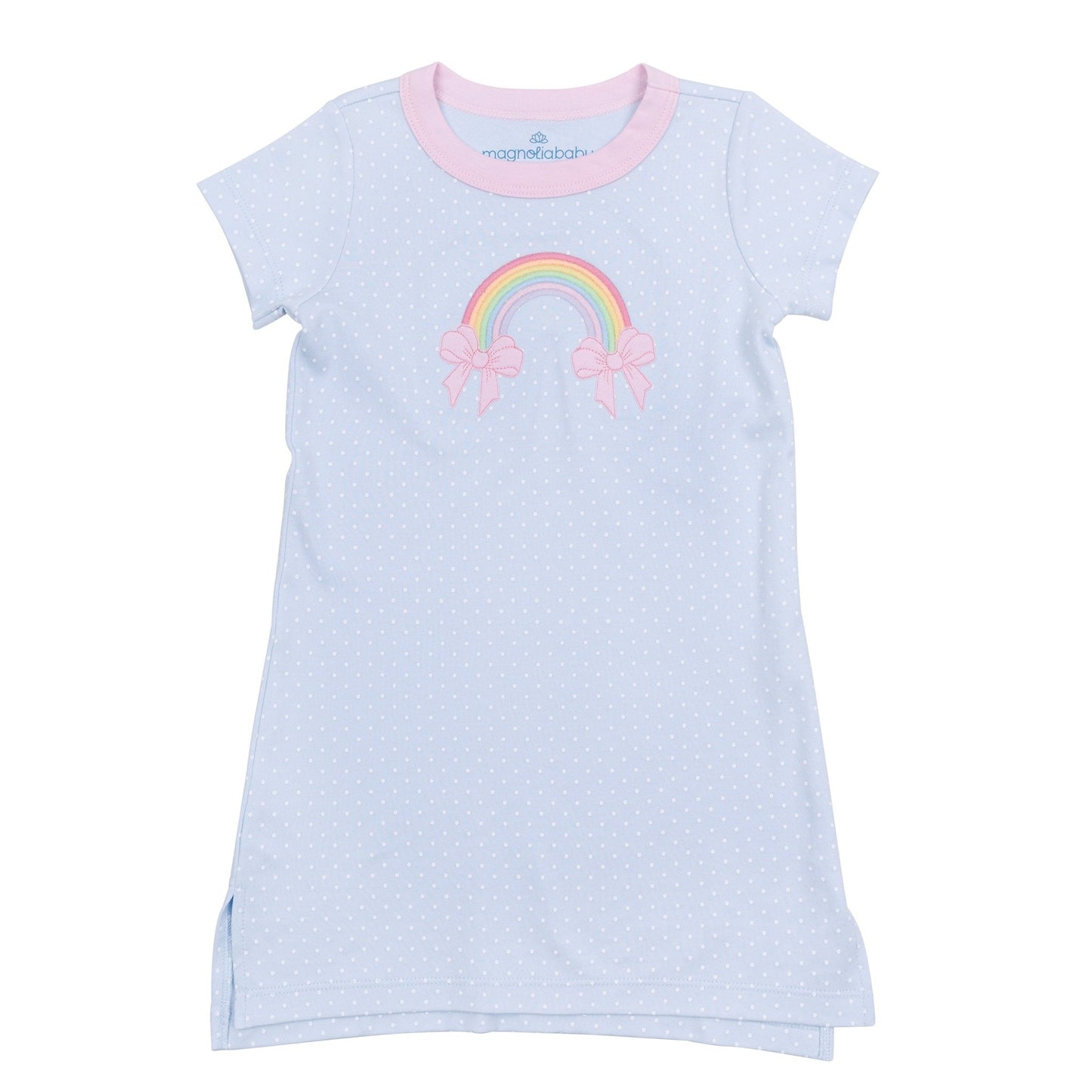 Rainbow Wishes Applique Nightdress - Magnolia BabyNightdress