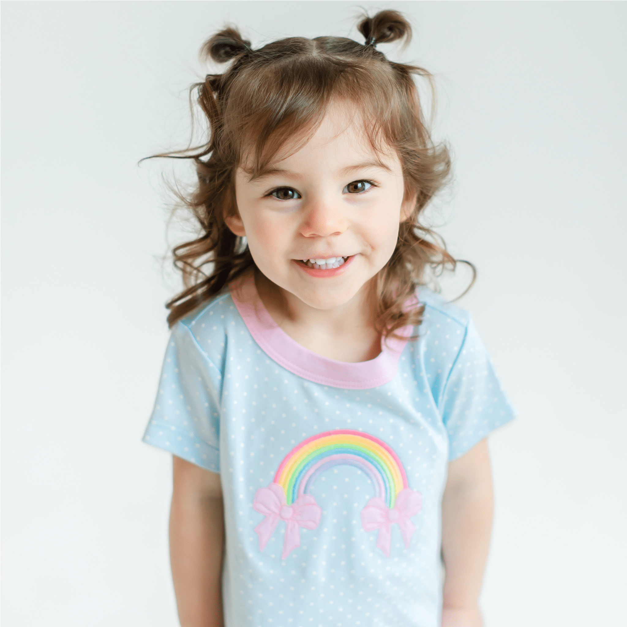 Rainbow Wishes Applique Nightdress - Magnolia BabyNightdress