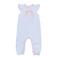 Rainbow Wishes Applique Playsuit - Magnolia BabyPlaysuit