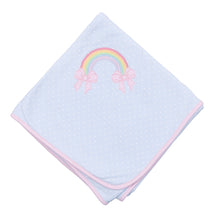  Rainbow Wishes Applique Receiving Blanket - Magnolia BabyReceiving Blanket