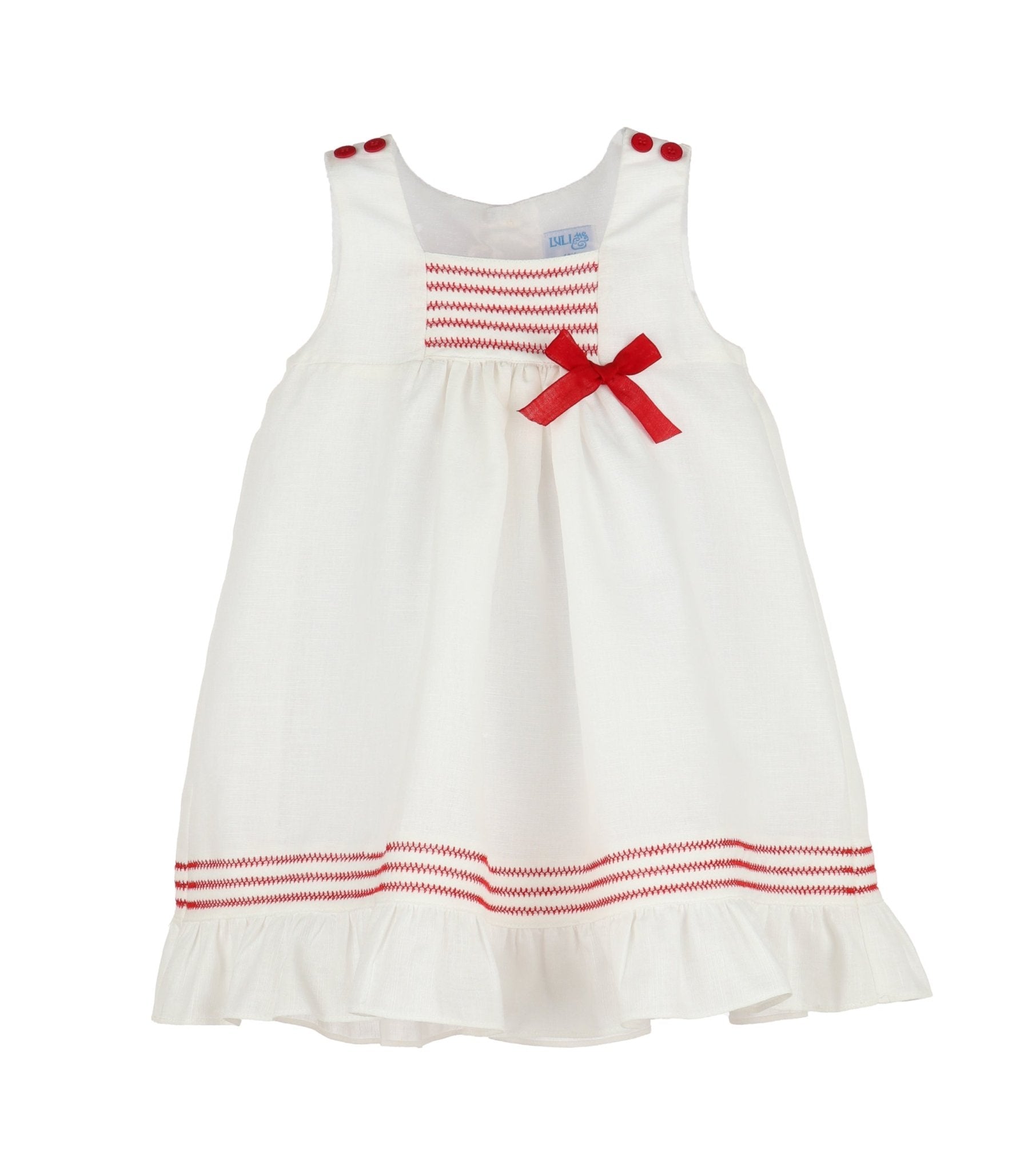 Randall Sailor Dress - Red - Magnolia BabyDress