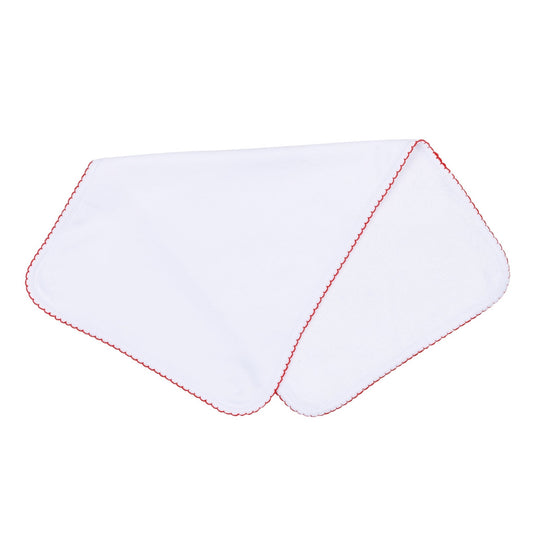 Red and White Essentials Burp Cloth - Magnolia BabyBurp Cloth