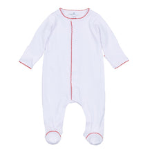  Red and White Essentials Footie - Magnolia BabyFootie