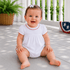 Red and White Essentials Ruffle Short Sleeve Bubble - Magnolia BabyBubble