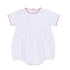 Red and White Essentials Short Sleeve Bubble - Magnolia BabyBubble